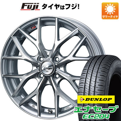 【新品 軽自動車】 夏タイヤ ホイール4本セット 165/50R16 ダンロップ エナセーブ EC204 WEDS ウェッズ レオニス MX 5J 16インチ(送料無料)