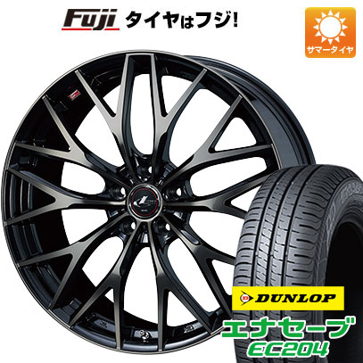 【新品国産車用5穴114.3】 夏タイヤ ホイール4本セット 205/60R16 ダンロップ エナセーブ EC204 WEDS ウェッズ レオニス MX 6.5J 16インチ(送料無料)