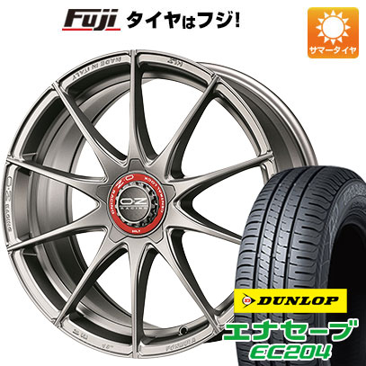 【新品国産車用5穴100】 夏タイヤ ホイール4本セット 215/45R17 ダンロップ エナセーブ EC204 OZ フォーミュラHLT 7.5J 17インチ(送料無料)｜フジコーポレーション