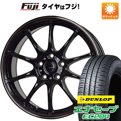 【新品国産車用5穴114.3】 夏タイヤ ホイール4本セット 205/60R16 ダンロップ エナセーブ EC204 ホットスタッフ ジースピード P-07 6.5J 16インチ(送料無料)|フジコーポレーション