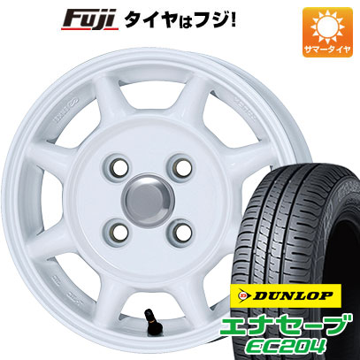 【新品 軽自動車】 夏タイヤ ホイール4本セット 165/55R14 ダンロップ エナセーブ EC204 ENKEI エンケイ SAM タフ 4.5J 14インチ(送料無料)