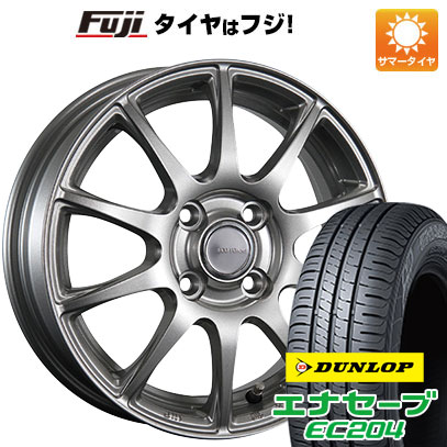 【新品国産車用4穴100】 夏タイヤ ホイール4本セット 175/65R15 ダンロップ エナセーブ EC204 ブリヂストン エコフォルム SE-23 5.5J 15インチ(送料無料)