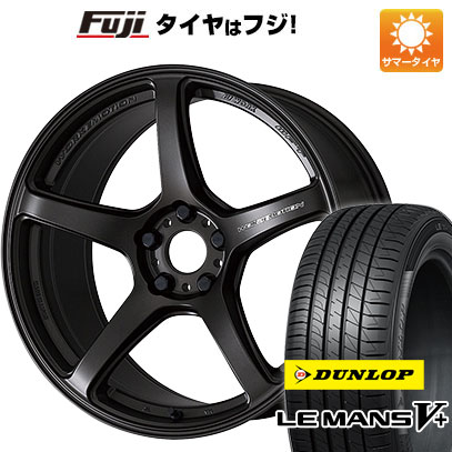 【新品国産車用5穴114.3】 夏タイヤ ホイール4本セット 235/40R19 ダンロップ ルマン V+(ファイブプラス) WORK ワーク エモーション T5R 8.5J 19インチ(送料無料)