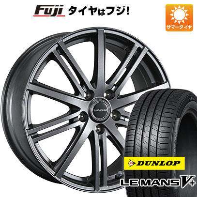 【新品国産車用5穴114.3】 夏タイヤ ホイール4本セット 195/60R16 ダンロップ ルマン V+(ファイブプラス) ブリヂストン バルミナ BR10 6.5J 16インチ(送料無料)