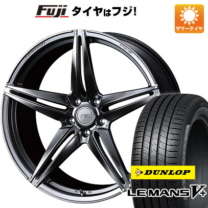 【新品国産車用5穴114.3】 夏タイヤ ホイール4本セット 225/40R19 ダンロップ ルマン V+(ファイブプラス) WEDS ウェッズ F-ZERO FZ-3 8J 19インチ(送料無料)|フジコーポレーション