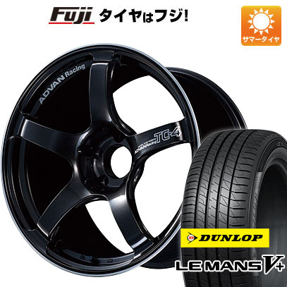 【新品】ルーミー・パッソ・ジャスティ・トール 夏タイヤ ホイール4本セット 175/55R15 ダンロップ ルマン V+(ファイブプラス) ヨコハマ アドバンレーシング TC-4 6J 15インチ(送料無料)