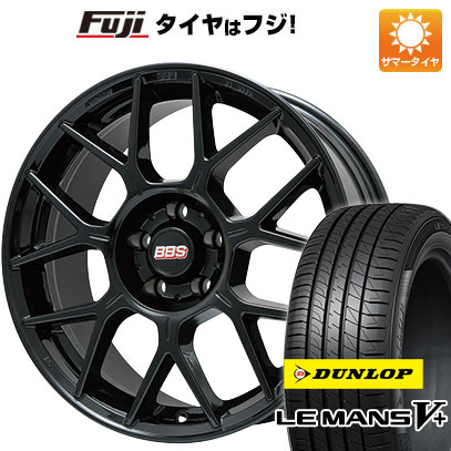 【新品国産車用5穴114.3】 夏タイヤ ホイール4本セット 235/40R19 ダンロップ ルマン V+(ファイブプラス) BBS GERMANY XR グロスブラック 8.5J 19インチ(送料無料)