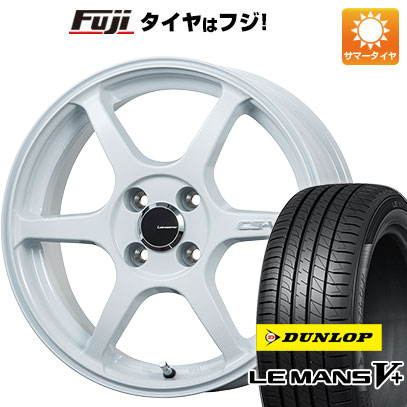 【新品】クロスビー/イグニス 夏タイヤ ホイール4本セット 175/60R16 ダンロップ ルマン V+(ファイブプラス) レアマイスター CS-V6(ホワイト) 5J 16インチ(送料無料)|フジコーポレーション