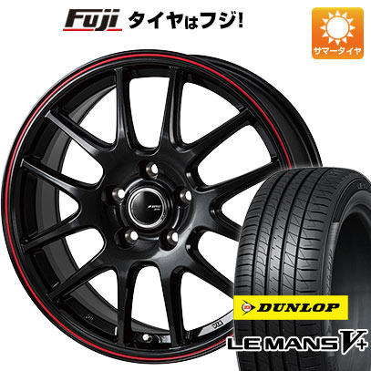 【新品国産車用5穴100】 夏タイヤ ホイール4本セット 215/45R17 ダンロップ ルマン V+(ファイブプラス) モンツァ JPスタイル ジェファ 7J 17インチ(送料無料)｜フジコーポレーション