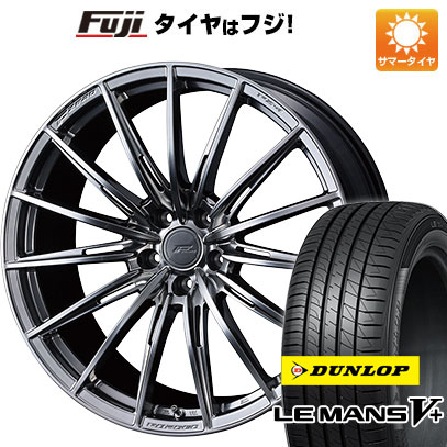 【新品国産車用5穴114.3】 夏タイヤ ホイール4本セット 225/40R19 ダンロップ ルマン V+(ファイブプラス) WEDS ウェッズ F-ZERO FZ-4 8J 19インチ(送料無料)|フジコーポレーション