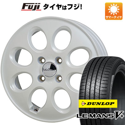 【新品 軽自動車】N-BOX タント スペーシア 夏タイヤ ホイール4本セット 155/65R14 ダンロップ ルマン V+(ファイブプラス) ホットスタッフ ララパーム オーバル 5J 14インチ(送料無料)