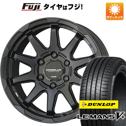 【新品国産車用4穴100】 夏タイヤ ホイール4本セット 195/55R16 ダンロップ ルマン V+(ファイブプラス) 共豊 サーキュラー C10S 6J 16インチ(送料無料)|フジコーポレーション