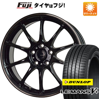 【新品国産車用5穴114.3】 夏タイヤ ホイール4本セット 205/55R16 ダンロップ ルマン V+(ファイブプラス) ホットスタッフ ジースピード P-07 6.5J 16インチ(送料無料)|フジコーポレーション