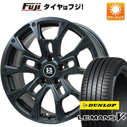【新品】ヤリスクロス 夏タイヤ ホイール4本セット 205/65R16 ダンロップ ルマン V+(ファイブプラス) ビッグウエイ B-LUGNAS BRD(マットブラック) 6.5J 16インチ(送料無料)