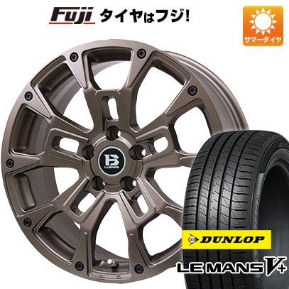 【新品】シエンタ 2022- 夏タイヤ ホイール4本セット 205/45R17 ダンロップ ルマン V+(ファイブプラス) ビッグウエイ B-LUGNAS BRD(マットブロンズ) 6.5J 17インチ(送料無料)|フジコーポレーション