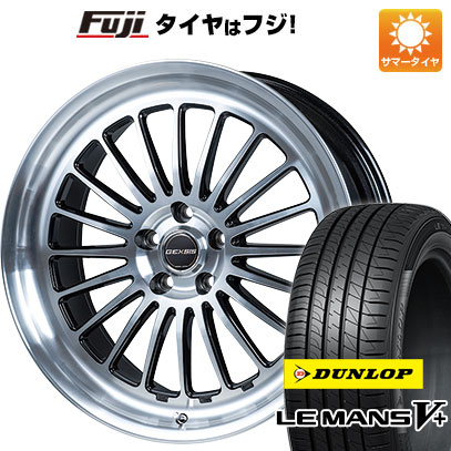 【新品国産車用5穴114.3】 夏タイヤ ホイール4本セット 225/40R19 ダンロップ ルマン V+(ファイブプラス) モンツァ ジェクシス GF020 8J 19インチ(送料無料)|フジコーポレーション