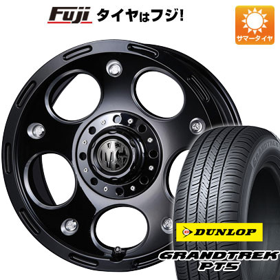 【新品】プラド/ハイラックス 夏タイヤ ホイール4本セット 265/70R17 ダンロップ グラントレック PT5 クリムソン マーテルギア(MG) デーモン【限定】 8J 17インチ(送料無料)