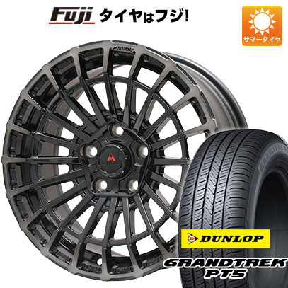 【新品】デリカD5 夏タイヤ ホイール4本セット 225/70R16 ダンロップ グラントレック PT5 エムクライム ノマド 7J 16インチ(送料無料)