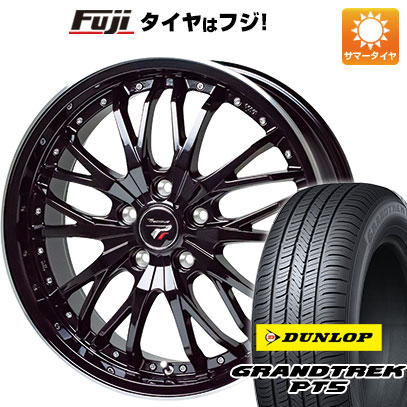 【新品国産車用5穴114.3】 夏タイヤ ホイール4本セット 225/55R19 ダンロップ グラントレック PT5 ホットスタッフ プレシャス HM-3 8J 19インチ(送料無料)