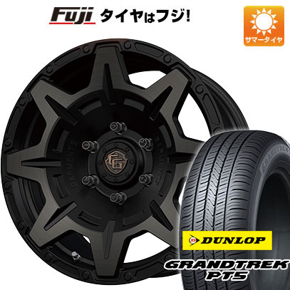 【新品】プラド/ハイラックス 夏タイヤ ホイール4本セット 265/65R17 ダンロップ グラントレック PT5 WEDS ウェッズ クロスオーバーガーメンツ Style M 8J 17インチ(送料無料)|フジコーポレーション