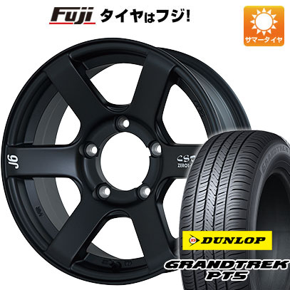 【新品】ジムニーシエラ/ジムニーノマド 夏タイヤ ホイール4本セット 225/70R16 ダンロップ グラントレック PT5 ドゥオール CST ZERO-1 ハイパーJ6 6J 16インチ(送料無料)