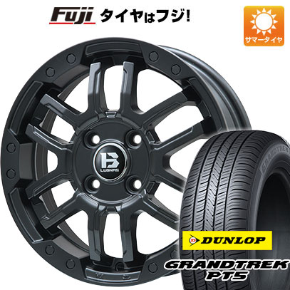 【新品】デリカD5 夏タイヤ ホイール4本セット 225/70R16 ダンロップ グラントレック PT5 ビッグウエイ B-LUGNAS FRD(マットブラック) 6.5J 16インチ(送料無料)