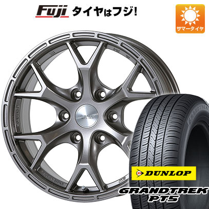 【新品】プラド/ハイラックス 夏タイヤ ホイール4本セット 265/65R17 ダンロップ グラントレック PT5 ジャオス トライブクロウ 7.5J 17インチ(送料無料)|フジコーポレーション