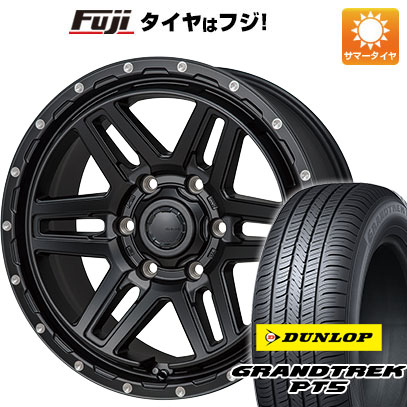 【新品】プラド/ハイラックス 夏タイヤ ホイール4本セット 265/65R17 ダンロップ グラントレック PT5 モンツァ HI-BLOCK エルデ 8J 17インチ(送料無料)｜フジコーポレーション