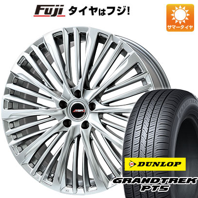 【新品国産車用5穴114.3】 夏タイヤ ホイール4本セット 225/55R19 ダンロップ グラントレック PT5 プレミックス MER-X 8J 19インチ(送料無料)｜フジコーポレーション