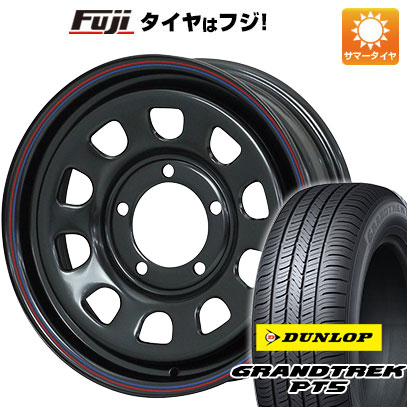 【新品】ジムニーシエラ/ジムニーノマド 夏タイヤ ホイール4本セット 225/70R16 ダンロップ グラントレック PT5 モリタ デイトナズ 6J 16インチ(送料無料)|フジコーポレーション