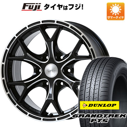 【新品】プラド/ハイラックス 夏タイヤ ホイール4本セット 265/70R17 ダンロップ グラントレック PT5 ジャオス トライブクロウ 8J 17インチ(送料無料)