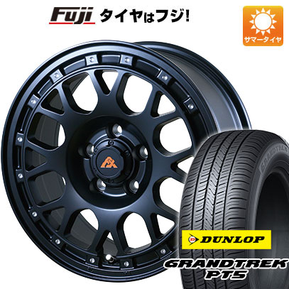 【新品】デリカD5 夏タイヤ ホイール4本セット 225/70R16 ダンロップ グラントレック PT5 ドゥオール アルジェノン フェニーチェ クロスXC8 7J 16インチ(送料無料)