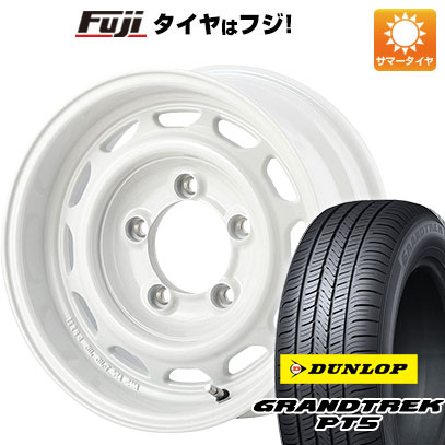 【新品】ジムニー 夏タイヤ ホイール4本セット 175/80R16 ダンロップ グラントレック PT5 アピオ ワイルドボア ベンチュラ 5.5J 16インチ(送料無料)