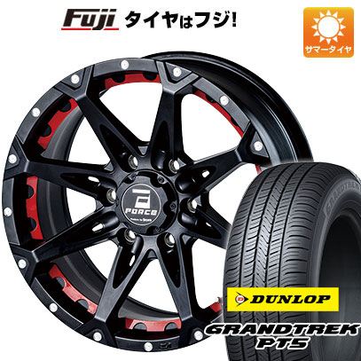 【新品】プラド/ハイラックス 夏タイヤ ホイール4本セット 265/60R18 ダンロップ グラントレック PT5 フォース デナリ 8J 18インチ(送料無料)｜フジコーポレーション