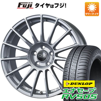 【新品国産車用5穴114.3】 夏タイヤ ホイール4本セット 225/55R18 ダンロップ エナセーブ RV505 OZ スーパーツーリズモ LM 8J 18インチ(送料無料)