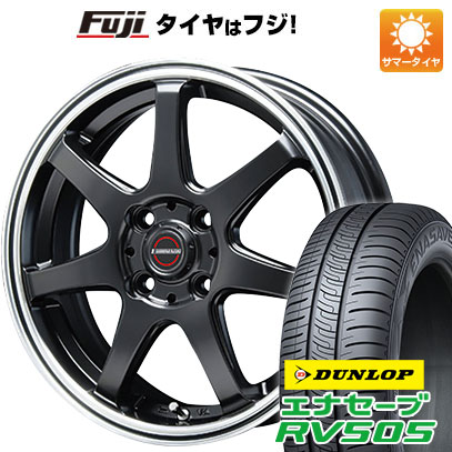 【新品 軽自動車】N-BOX タント スペーシア 夏タイヤ ホイール4本セット 165/55R15 ダンロップ エナセーブ RV505 ブレスト ユーロマジック タイプS-07 15インチ(送料無料) サマータイヤ｜フジコーポレーション