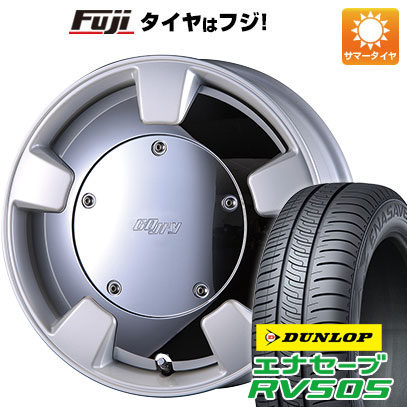 【新品国産車用4穴100】 夏タイヤ ホイール4本セット 185/60R15 ダンロップ エナセーブ RV505 クリムソン グーフィー スプリッター 6J 15インチ(送料無料)画像