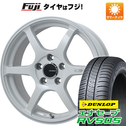 【新品国産車用5穴100】 夏タイヤ ホイール4本セット 205/50R17 ダンロップ エナセーブ RV505(限定2024年製) レアマイスター CS-V6(ホワイト) 7J 17インチ(送料無料)