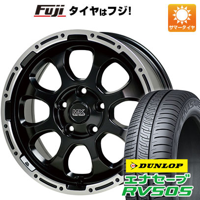 【新品国産車用5穴114.3】 夏タイヤ ホイール4本セット 215/65R16 ダンロップ エナセーブ RV505 ホットスタッフ マッドクロス グレイス 7J 16インチ(送料無料)|フジコーポレーション