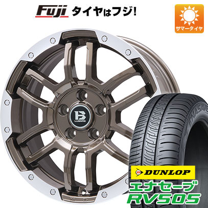 【新品国産車用5穴114.3】 夏タイヤ ホイール4本セット 225/50R18 ダンロップ エナセーブ RV505 ビッグウエイ B-LUGNAS FRD(ブロンズ/リムポリッシュ) 7.5J 18インチ(送料無料)|フジコーポレーション