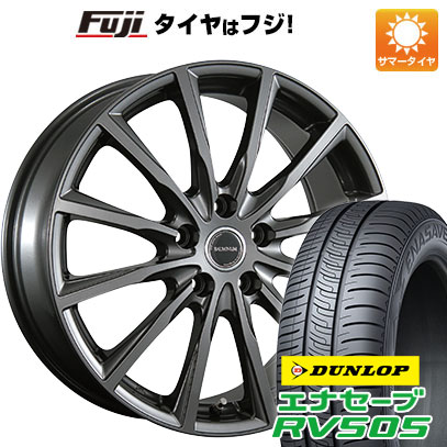 【新品国産車用5穴114.3】 夏タイヤ ホイール4本セット 195/60R16 ダンロップ エナセーブ RV505 ブリヂストン バルミナ AR12 6.5J 16インチ(送料無料)|フジコーポレーション