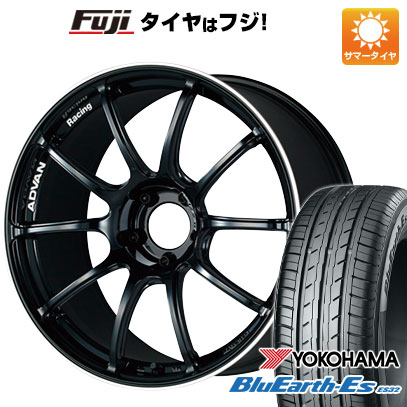 【新品国産車用5穴100】 夏タイヤ ホイール4本セット 215/45R17 ヨコハマ ブルーアース ES32 ヨコハマ アドバンレーシング RZII 7.5J 17インチ(送料無料)｜フジコーポレーション