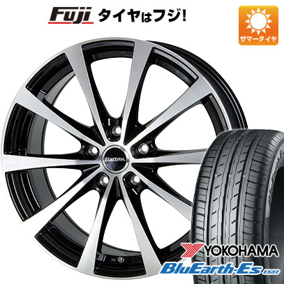 【新品国産車用5穴100】 夏タイヤ ホイール4本セット 225/40R18 ヨコハマ ブルーアース ES32 ホットスタッフ ラフィット LE-03【限定】 7.5J 18インチ(送料無料)