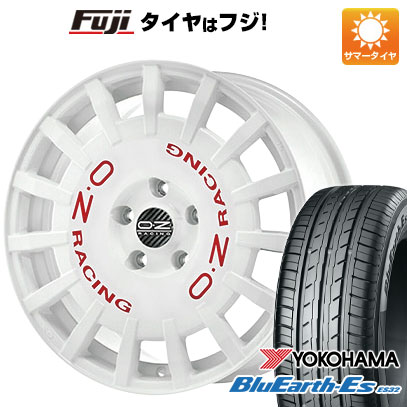 【新品国産車用5穴100】 夏タイヤ ホイール4本セット 225/60R17 ヨコハマ ブルーアース ES32 OZ ラリーレーシング 7J 17インチ(送料無料)|フジコーポレーション