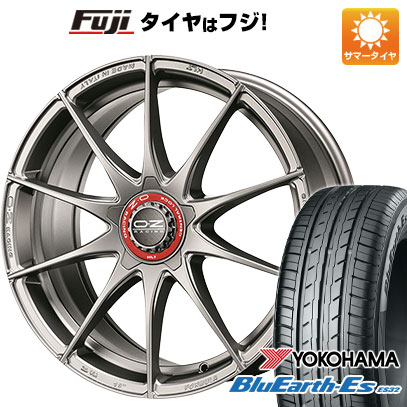 【新品国産車用5穴100】 夏タイヤ ホイール4本セット 215/40R18 ヨコハマ ブルーアース ES32 OZ フォーミュラHLT 7.5J 18インチ(送料無料)