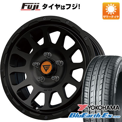 【新品国産車用5穴114.3】 夏タイヤ ホイール4本セット 225/60R17 ヨコハマ ブルーアース ES32 デルタフォース オーバル 7J 17インチ(送料無料)