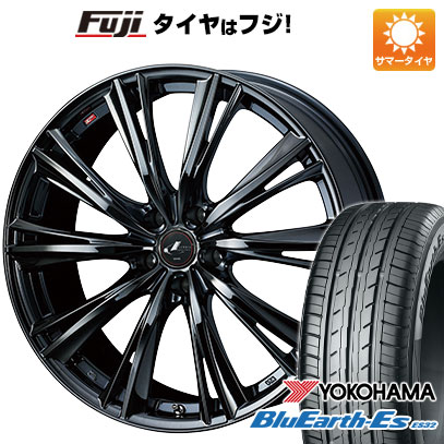 【新品国産車用5穴114.3】 夏タイヤ ホイール4本セット 215/50R17 ヨコハマ ブルーアース ES32 WEDS ウェッズ レオニス WX 17インチ(送料無料)|フジコーポレーション