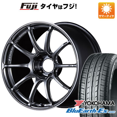 【新品国産車用5穴100】 夏タイヤ ホイール4本セット 225/40R18 ヨコハマ ブルーアース ES32 ヨコハマ アドバンレーシング RSIII 8J 18インチ(送料無料)|フジコーポレーション