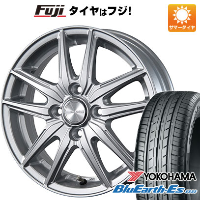 【新品国産車用4穴100】 夏タイヤ ホイール4本セット 185/70R14 ヨコハマ ブルーアース ES32 ブリヂストン エコフォルム SE-20 5.5J 14インチ(送料無料)