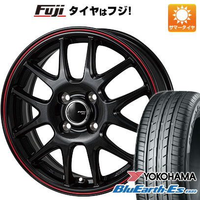 【新品国産車用4穴100】 夏タイヤ ホイール4本セット 175/70R14 ヨコハマ ブルーアース ES32 モンツァ JPスタイル ジェファ 5.5J 14インチ(送料無料)
